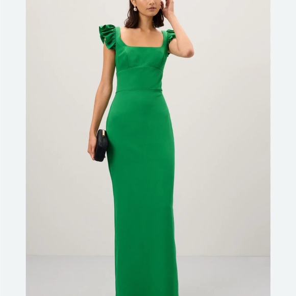 Mac Duggal Dresses & Skirts - Mac Duggal Vibrant Green Maxi Dress